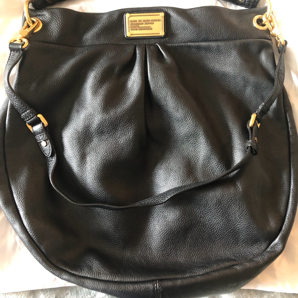 Marc By Marc Jacobs Large Black Leather Satchel